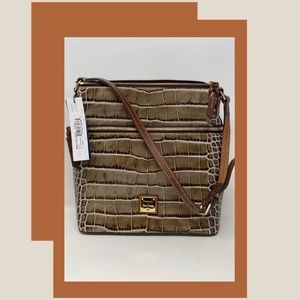 Dooney and Bourke Croc-embossed Messenger